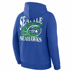 Seattle Seahawks Classic Scribble Legacy Fleece Hoodie Royal | Fanatics