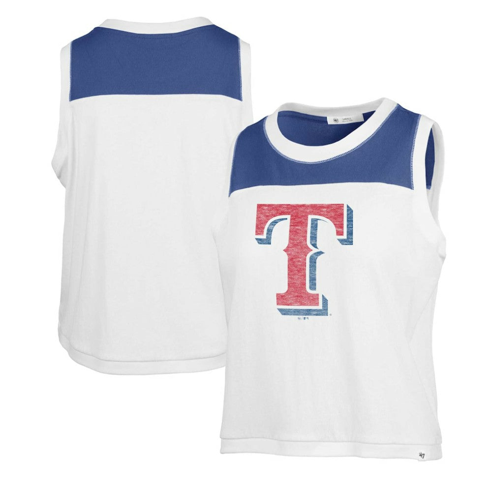 Texas Rangers '47 Women's Premier Zoey Waist Length Tank Top - MLB