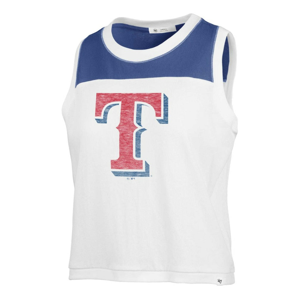 Texas Rangers '47 Women's Premier Zoey Waist Length Tank Top - MLB