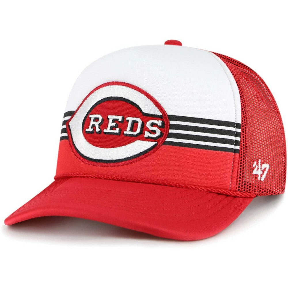 Cincinnati Reds '47 Lift Off Foam Front Mesh Trucker Adjustable Hat - MLB