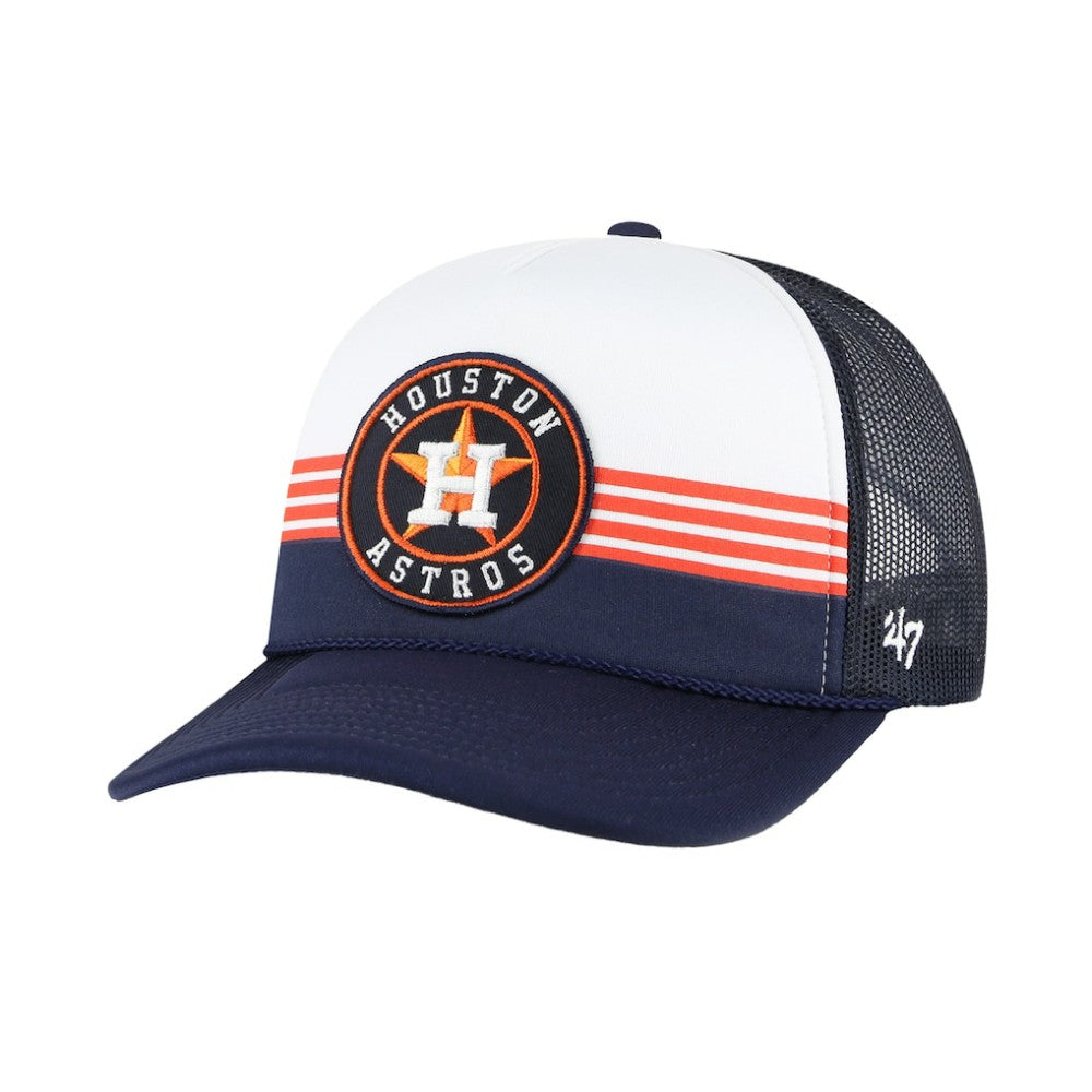 Houston Astros '47 Lift Off Foam Front Mesh Trucker Adjustable Hat - MLB