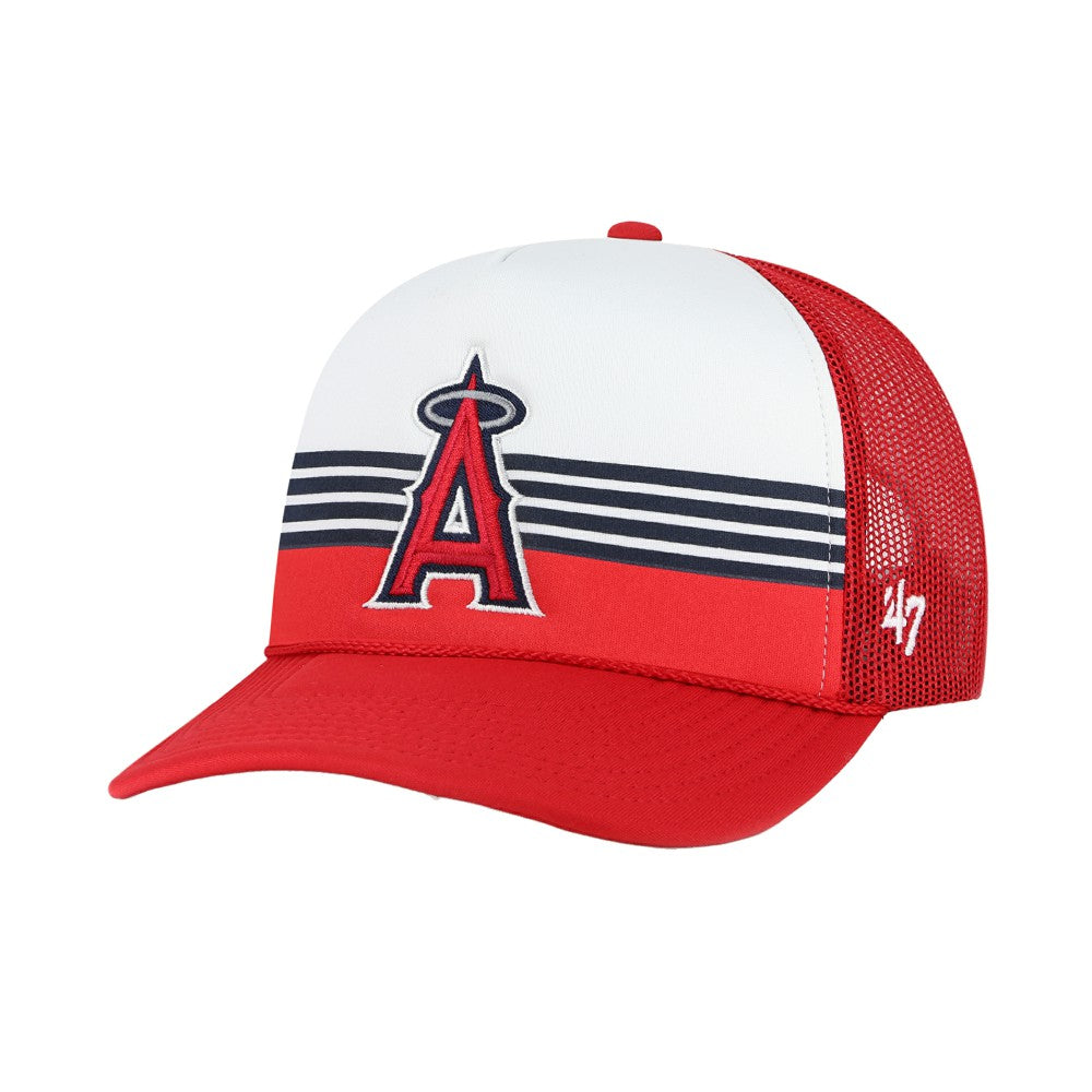 Los Angeles Angels '47 Lift Off Foam Front Mesh Trucker Adjustable Hat - MLB