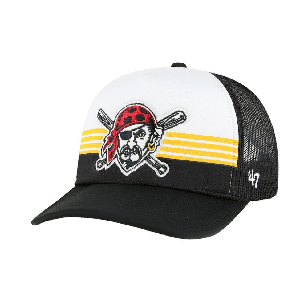 Pittsburgh Pirates '47 Lift Off Foam Front Mesh Trucker Adjustable Hat - MLB