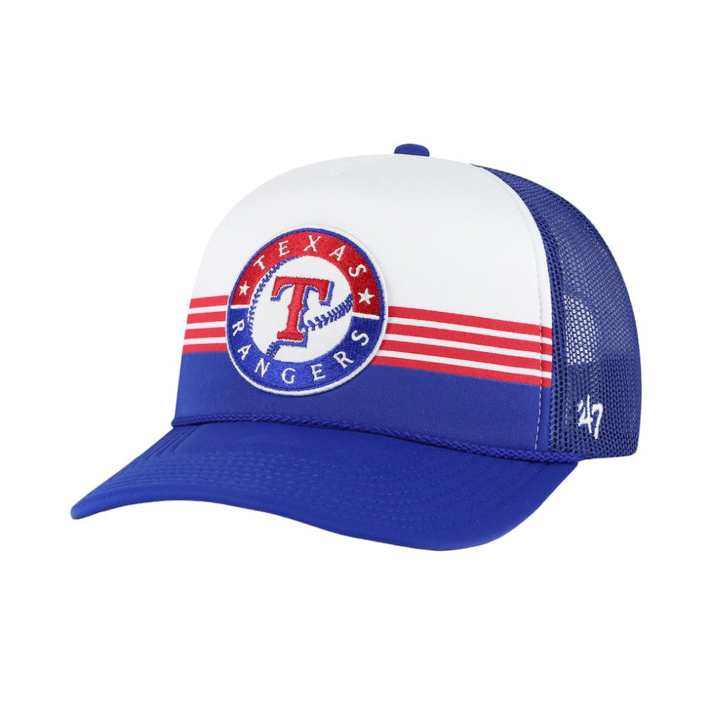 Texas Rangers '47 Lift Off Foam Front Mesh Trucker Adjustable Hat - MLB