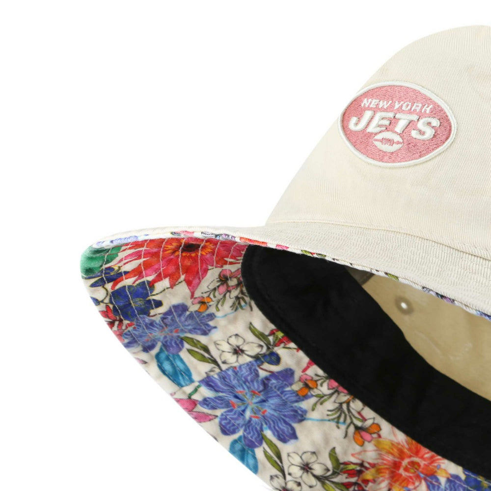 New York Jets '47 Women's Pollinator Bucket Hat Natural | 47 brand