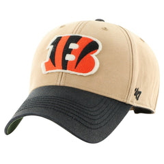 Cincinnati Bengals '47 Dusted Sedgwick MVP Adjustable Hat Khaki/Black | 47 brand