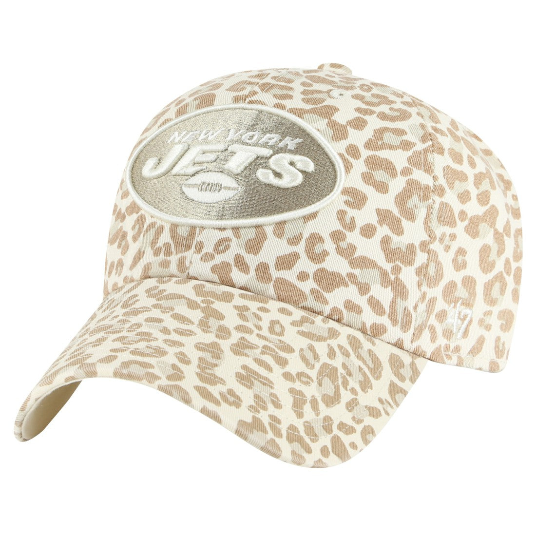 New York Jets '47 Women's Panthera Clean Up Adjustable Hat Natural | NFL