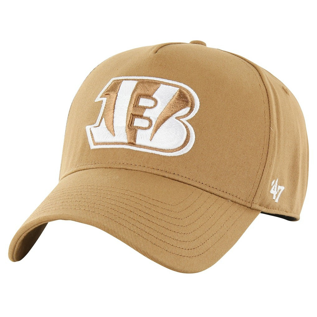 Cincinnati Bengals '47 Ballpark MVP Adjustable Hat Tan | 47 brand