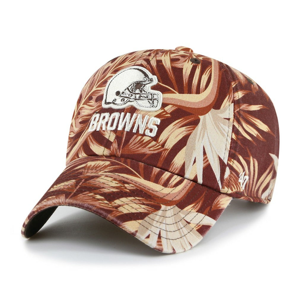 Cleveland Browns '47 Tropicalia Clean Up Adjustable Hat Brown | 47 brand