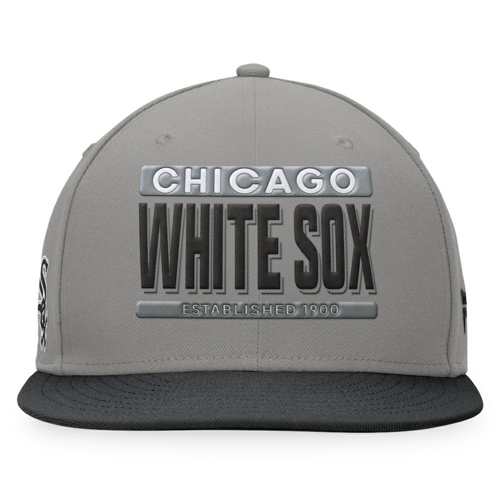 Chicago White Sox Fanatics Line Drive Two-Tone Snapback Hat - MLB