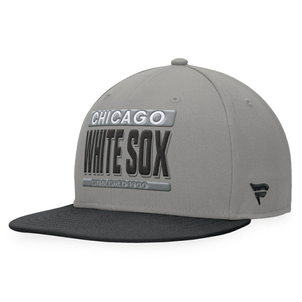 Chicago White Sox Fanatics Line Drive Two-Tone Snapback Hat - MLB