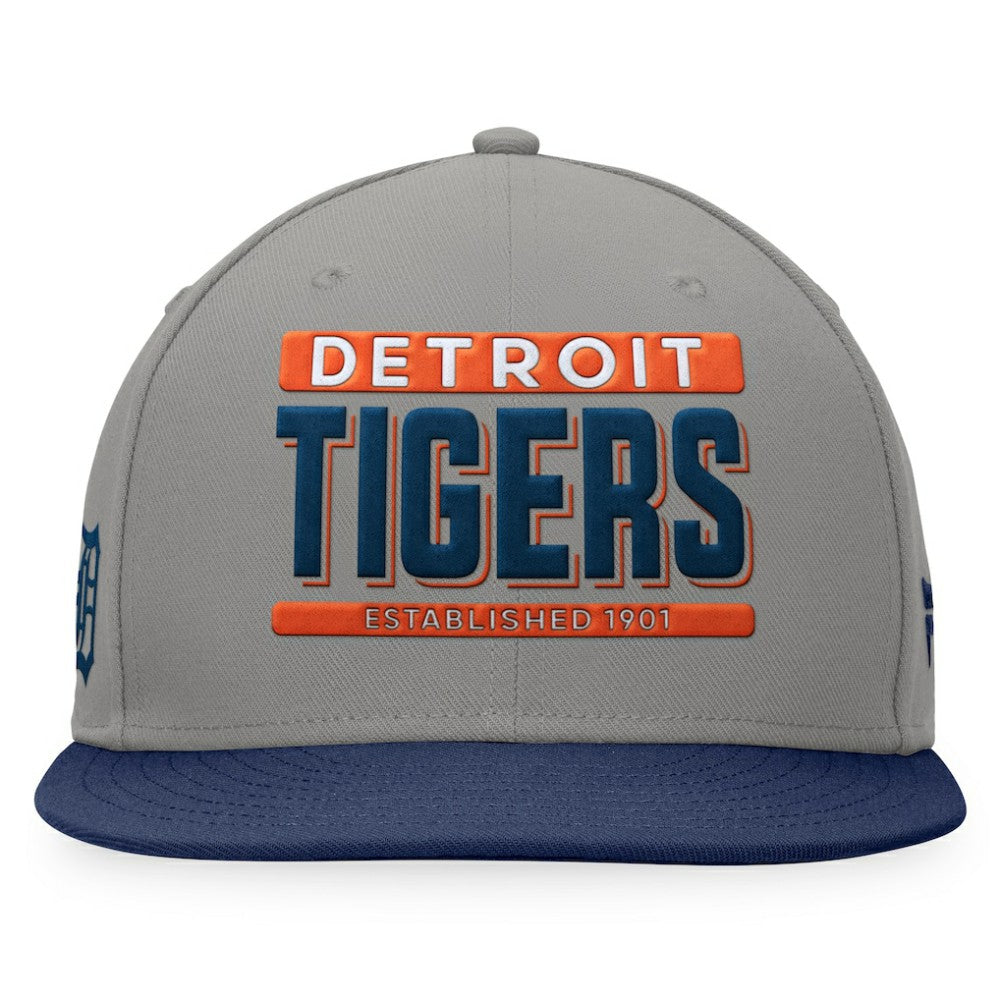 Detroit Tigers Fanatics Line Drive Two-Tone Snapback Hat - MLB
