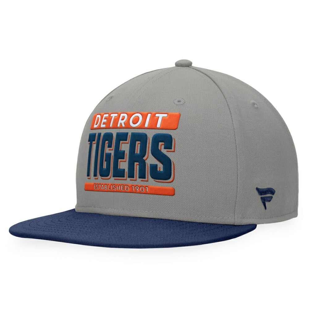 Detroit Tigers Fanatics Line Drive Two-Tone Snapback Hat - MLB