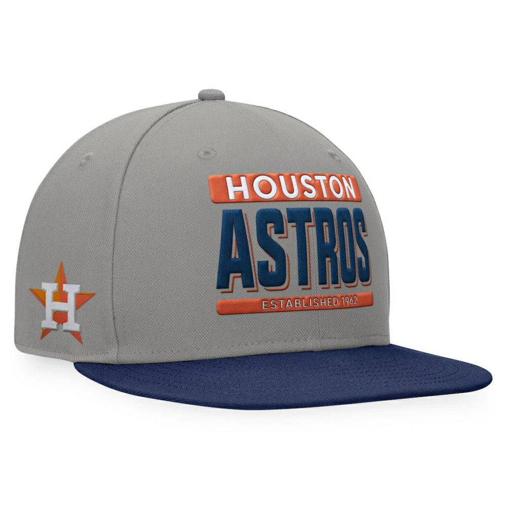 Houston Astros Fanatics Line Drive Two-Tone Snapback Hat - MLB
