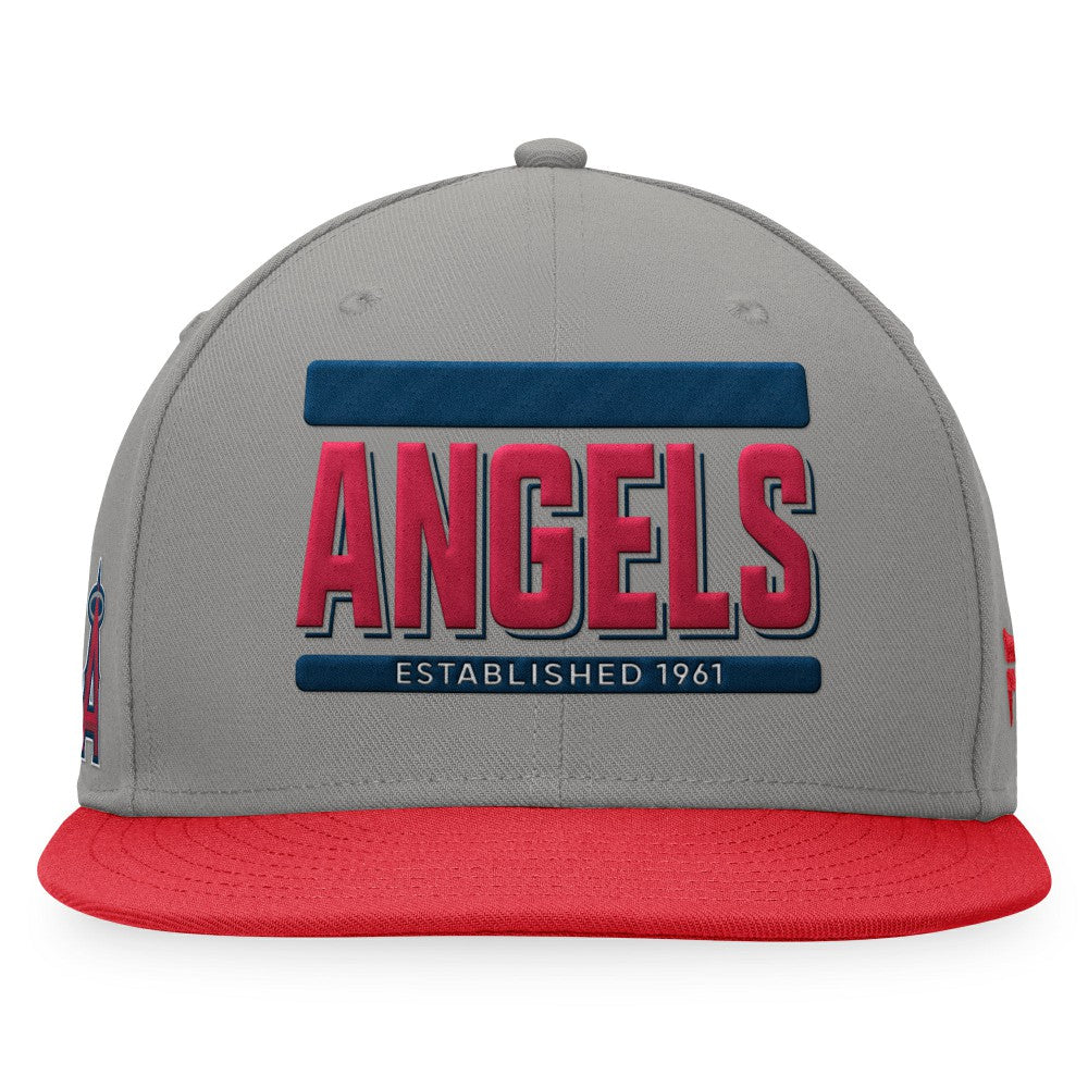 Los Angeles Angels Fanatics Line Drive Two-Tone Snapback Hat - MLB