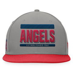 Los Angeles Angels Fanatics Line Drive Two-Tone Snapback Hat - MLB