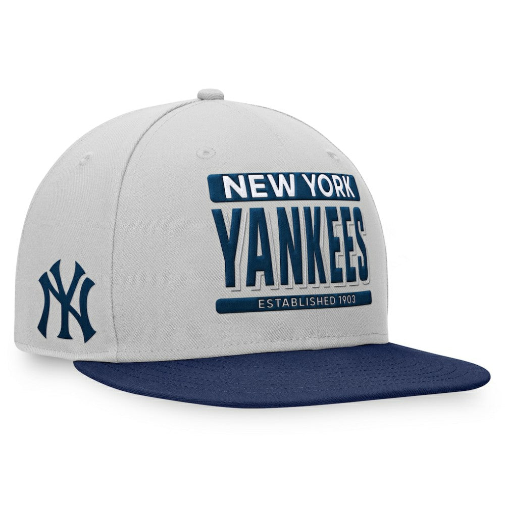 New York Yankees Fanatics Line Drive Two-Tone Snapback Hat - MLB