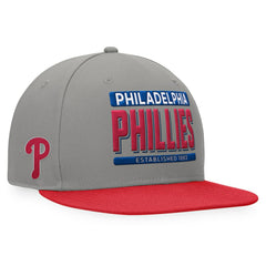 Philadelphia Phillies Fanatics Line Drive Two-Tone Snapback Hat - MLB