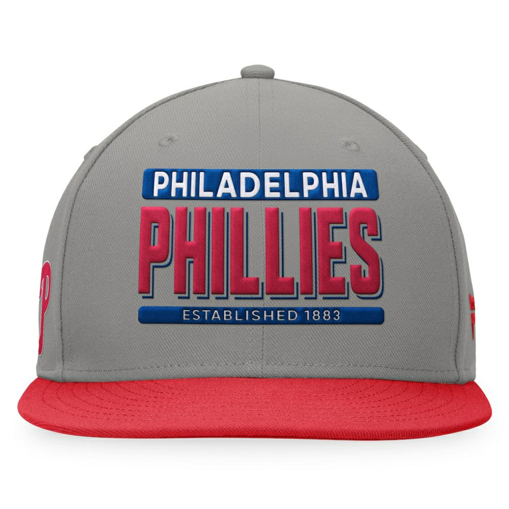 Philadelphia Phillies Fanatics Line Drive Two-Tone Snapback Hat - MLB