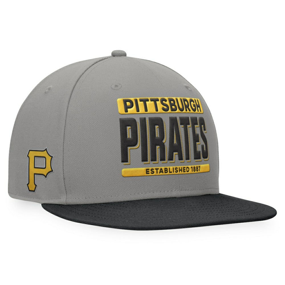 Pittsburgh Pirates Fanatics Line Drive Two-Tone Snapback Hat - MLB