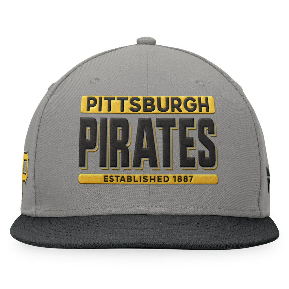 Pittsburgh Pirates Fanatics Line Drive Two-Tone Snapback Hat - MLB