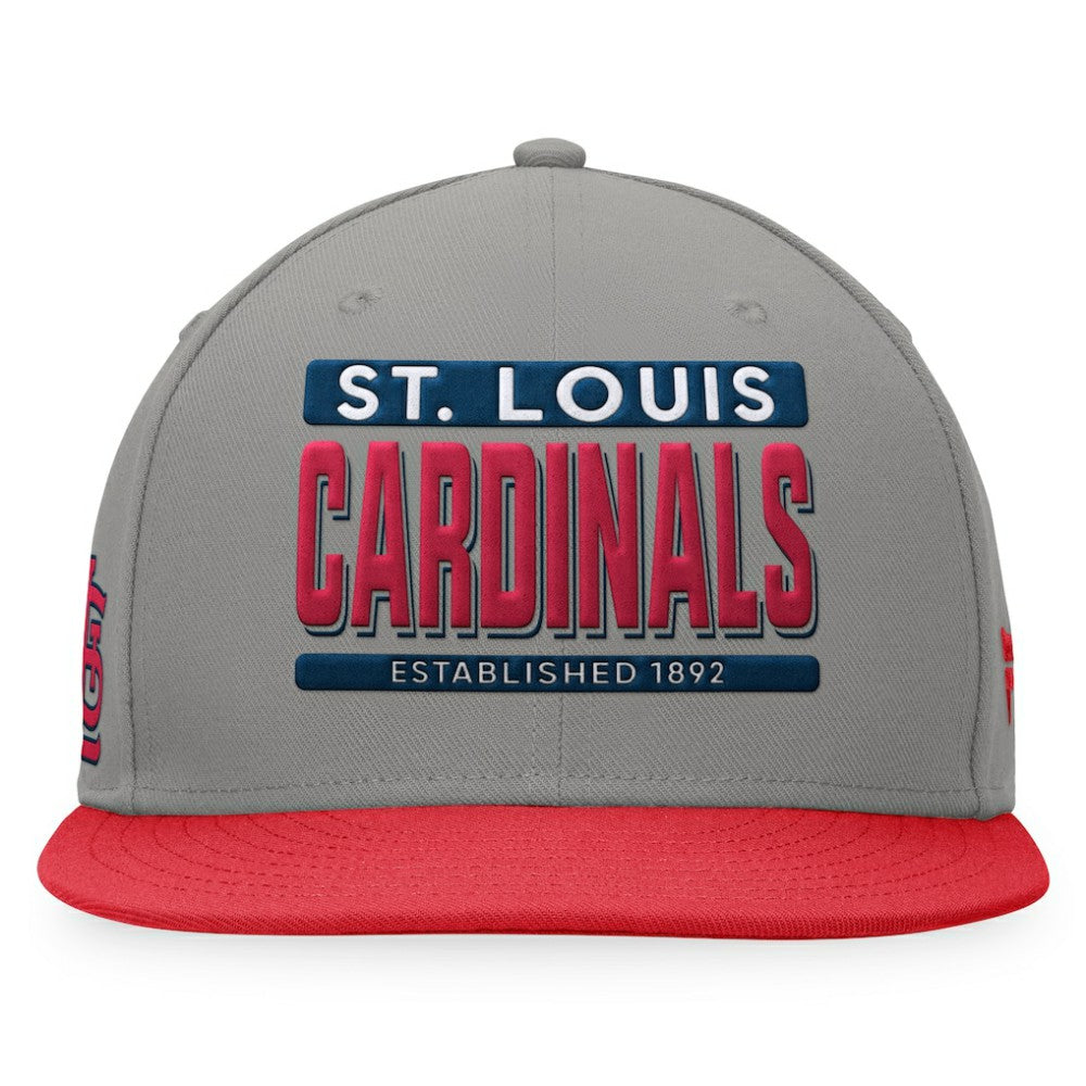 St. Louis Cardinals Fanatics Line Drive Two-Tone Snapback Hat - MLB