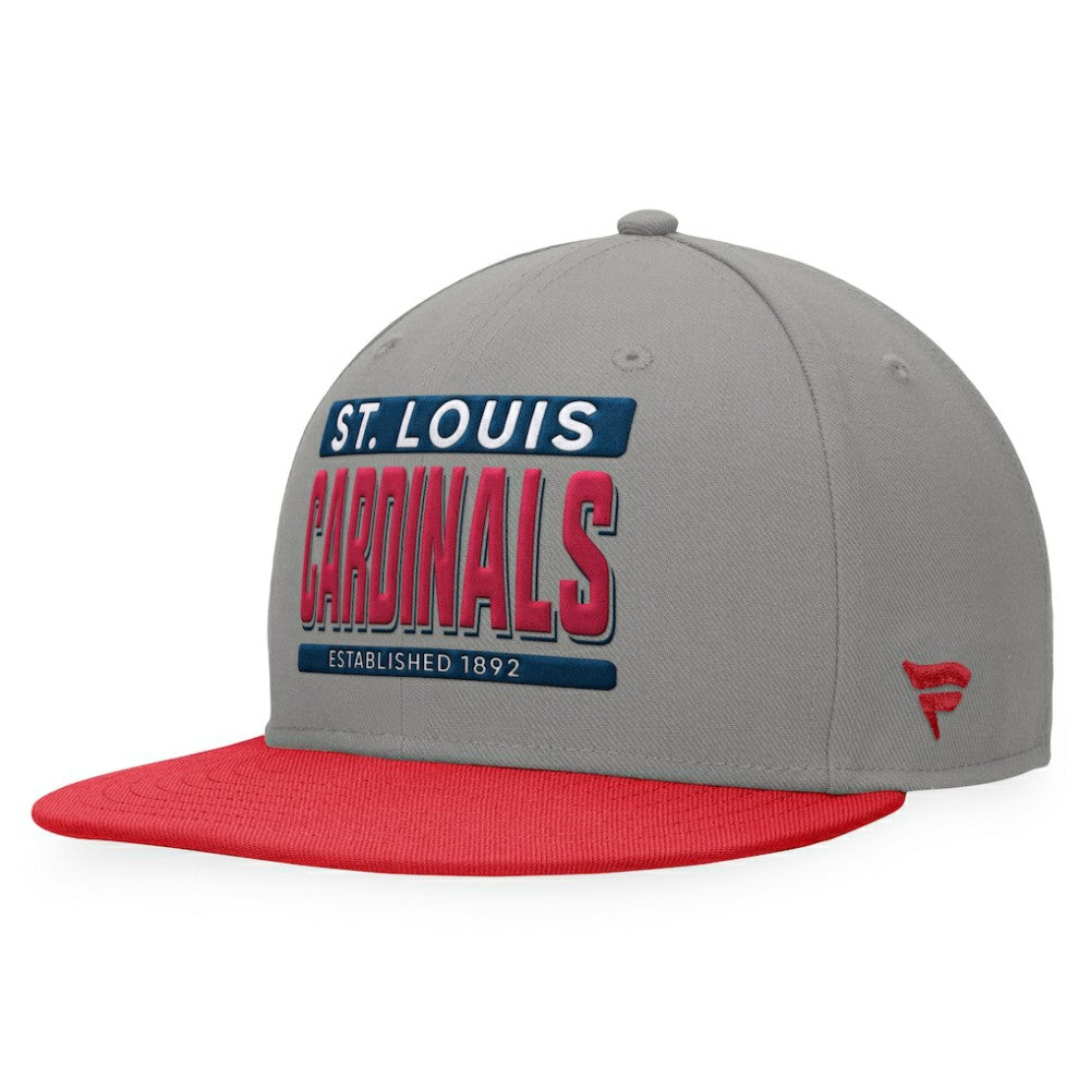 St. Louis Cardinals Fanatics Line Drive Two-Tone Snapback Hat - MLB