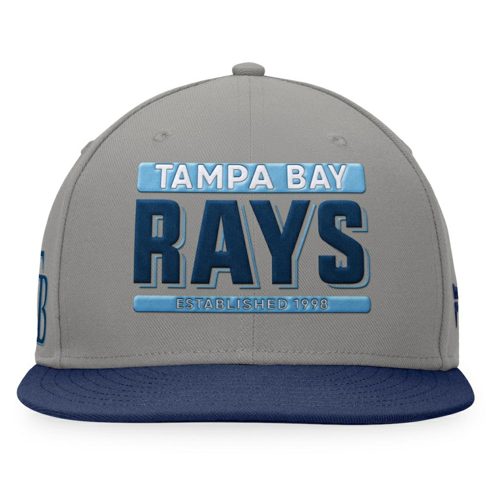 Tampa Bay Rays Fanatics Line Drive Two-Tone Snapback Hat - MLB