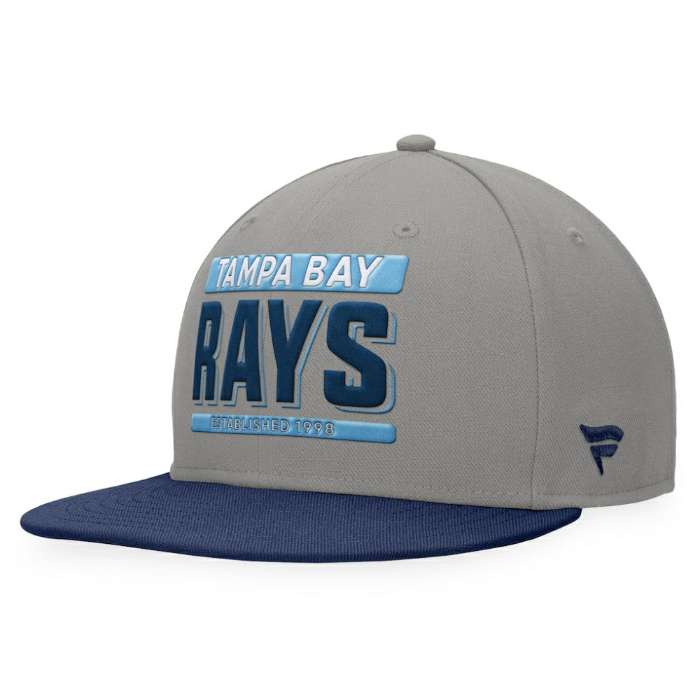 Tampa Bay Rays Fanatics Line Drive Two-Tone Snapback Hat - MLB