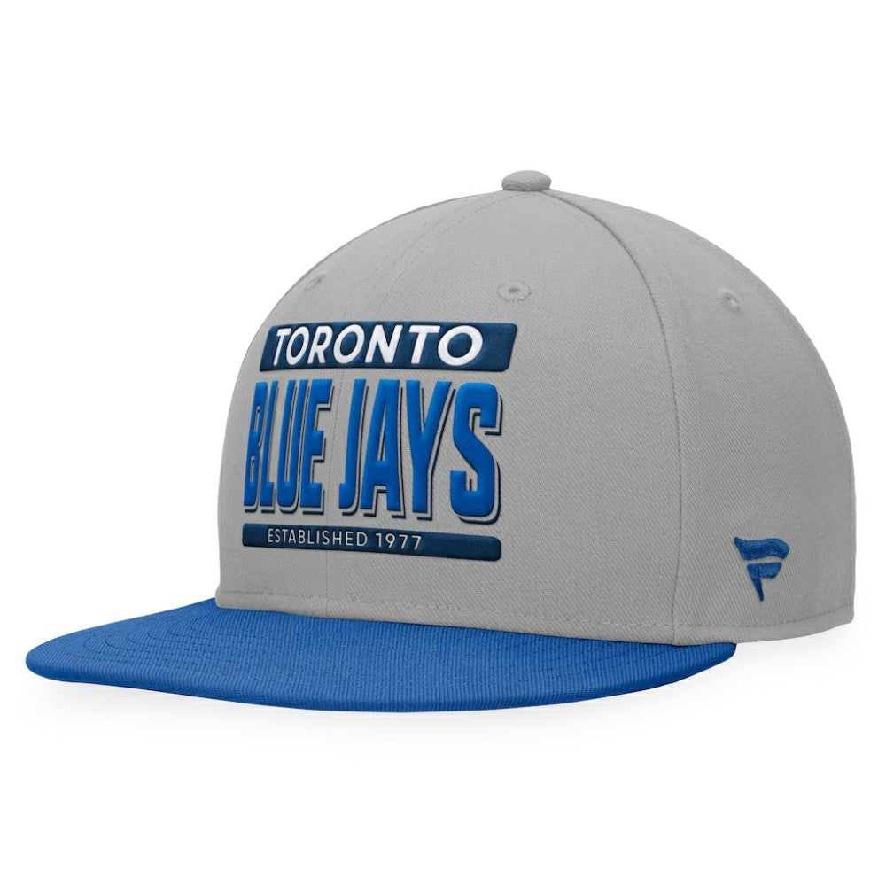 Toronto Blue Jays Fanatics Line Drive Two-Tone Snapback Hat - MLB