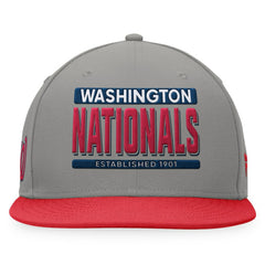 Washington Nationals Fanatics Line Drive Two-Tone Snapback Hat - MLB