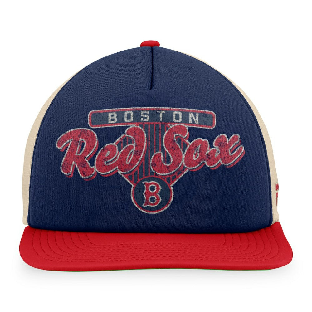Boston Red Sox Fanatics Cooperstown Collection Talley Foam Trucker Snapback Hat - MLB