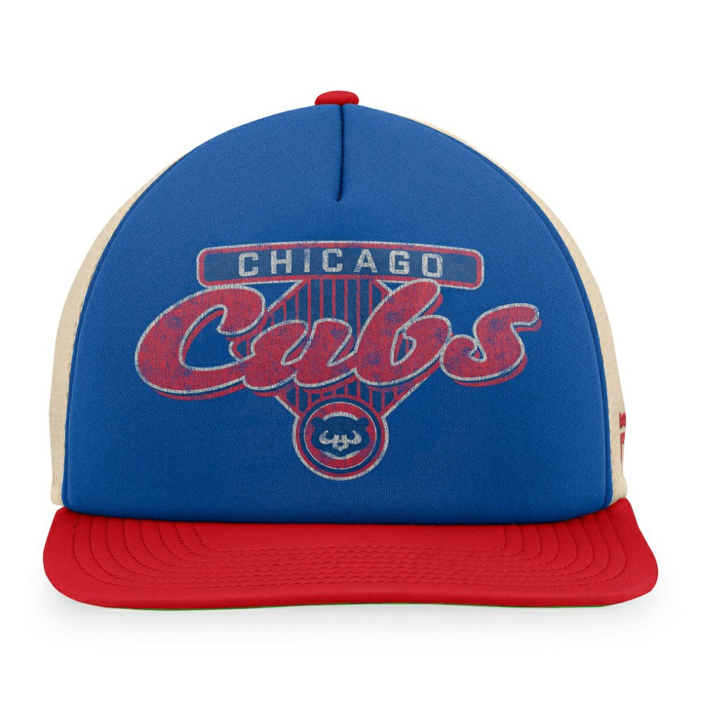 Chicago Cubs Fanatics Cooperstown Collection Talley Foam Trucker Snapback Hat - MLB