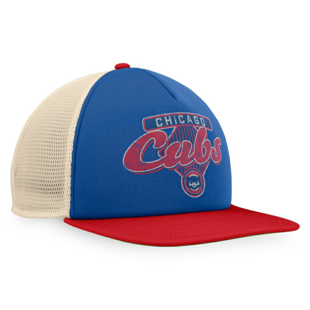 Chicago Cubs Fanatics Cooperstown Collection Talley Foam Trucker Snapback Hat - MLB