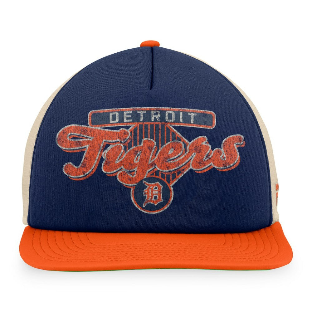 Detroit Tigers Fanatics Cooperstown Collection Talley Foam Trucker Snapback Hat - MLB