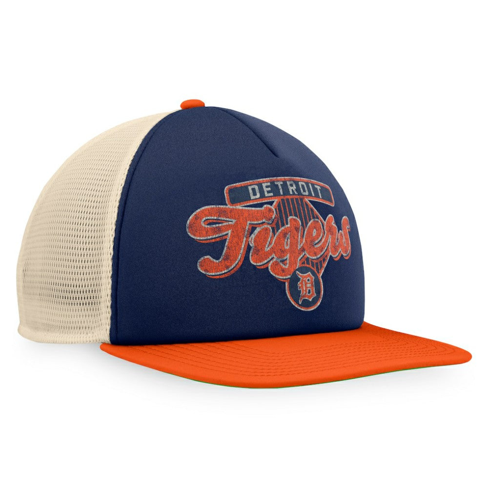 Detroit Tigers Fanatics Cooperstown Collection Talley Foam Trucker Snapback Hat - MLB