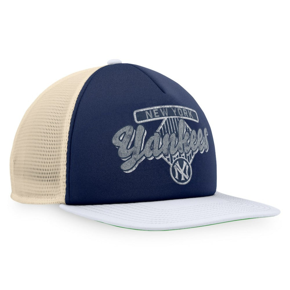New York Yankees Fanatics Cooperstown Collection Talley Foam Trucker Snapback Hat - MLB