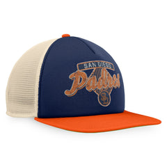San Diego Padres Fanatics Cooperstown Collection Talley Foam Trucker Snapback Hat - MLB