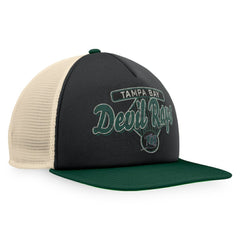 Tampa Bay Rays Fanatics Cooperstown Collection Talley Foam Trucker Snapback Hat - MLB