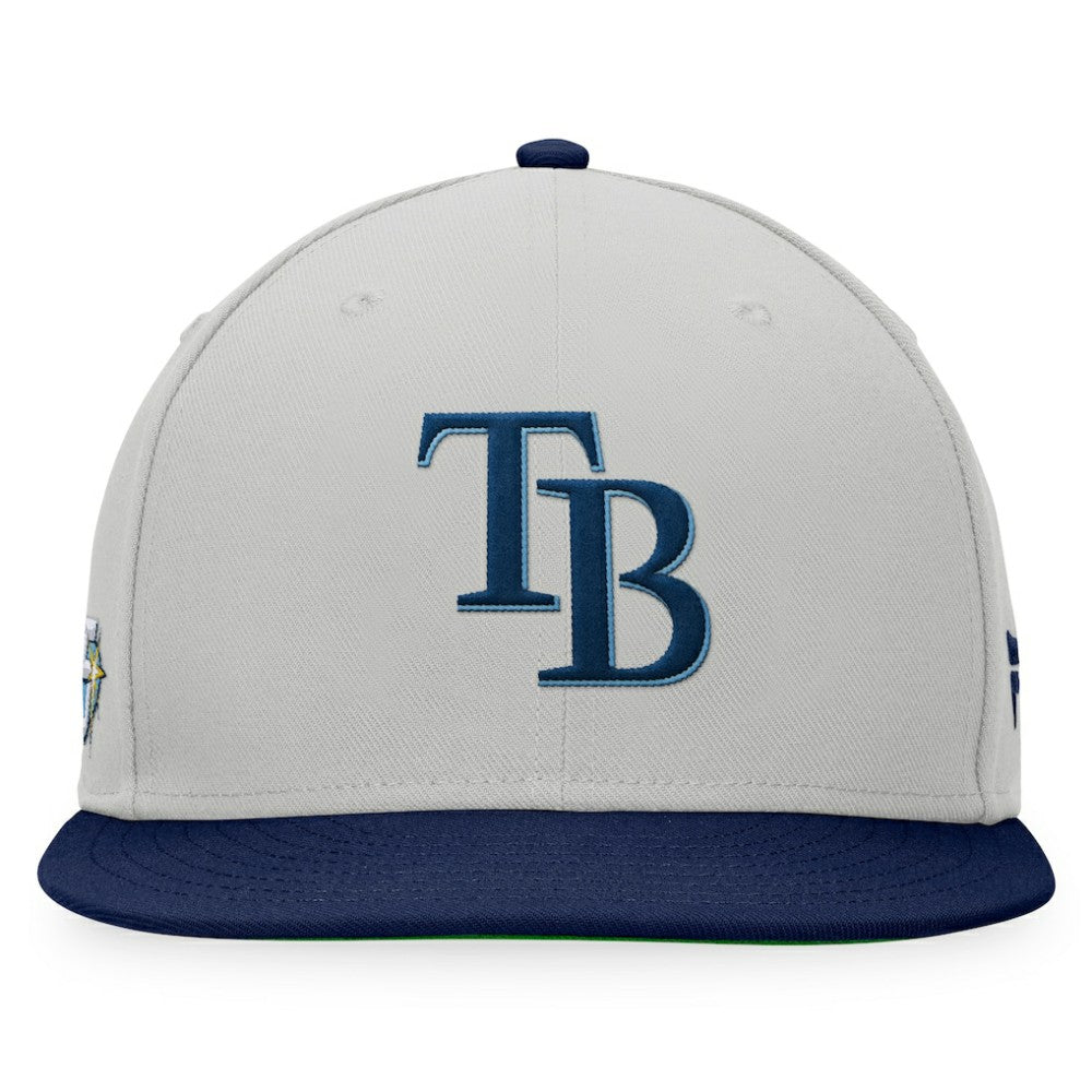 Tampa Bay Rays Fanatics Glory Days Two-Tone Snapback Hat - MLB