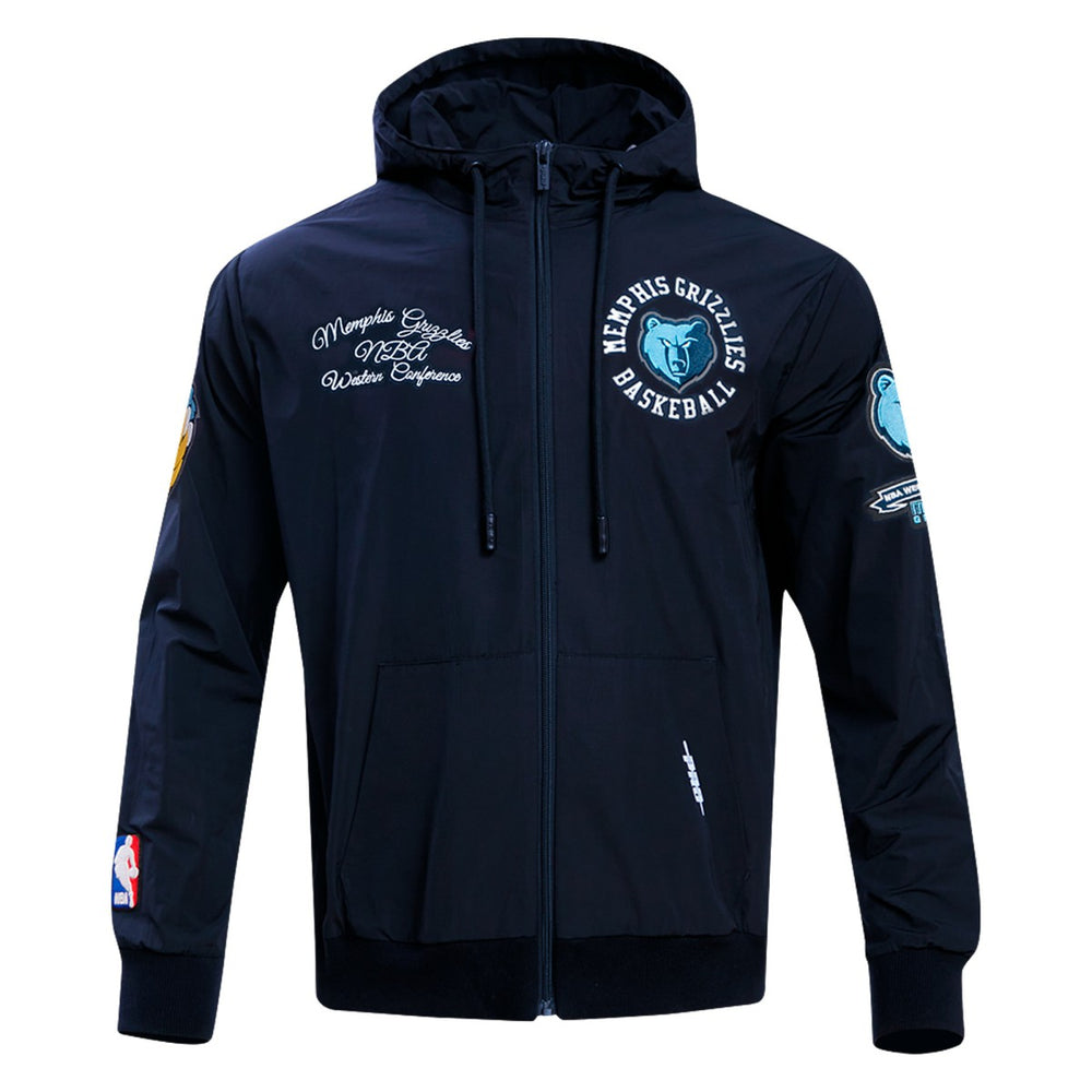 Memphis Grizzlies Pro Standard Hybrid Full-Zip Hoodie Navy - NBA