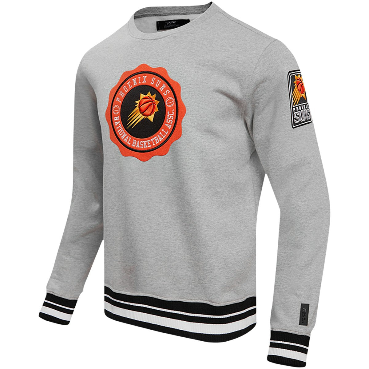 Phoenix Suns Pro Standard Crest Emblem Pullover Sweatshirt Heather Gray - NBA
