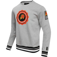 Phoenix Suns Pro Standard Crest Emblem Pullover Sweatshirt Heather Gray - NBA