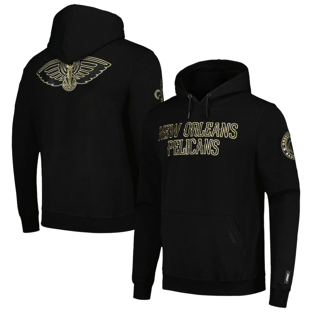New Orleans Pelicans Pro Standard Black & Gold Pullover Hoodie - NBA