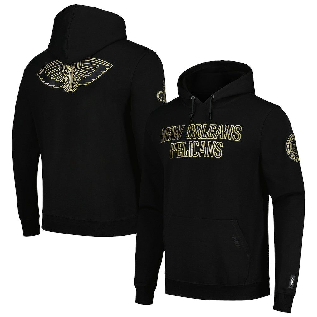 New Orleans Pelicans Pro Standard Black & Gold Pullover Hoodie - NBA