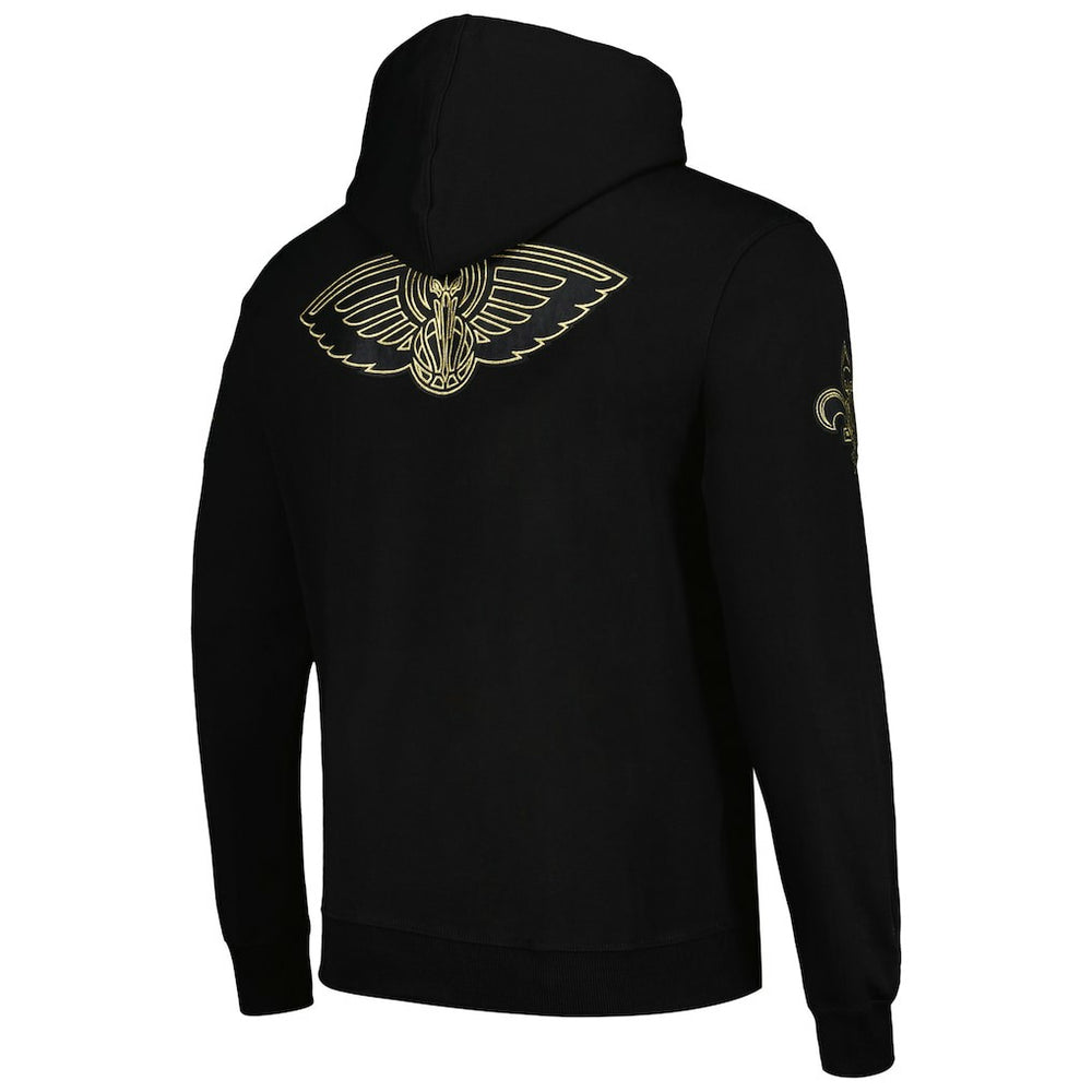 New Orleans Pelicans Pro Standard Black & Gold Pullover Hoodie - NBA
