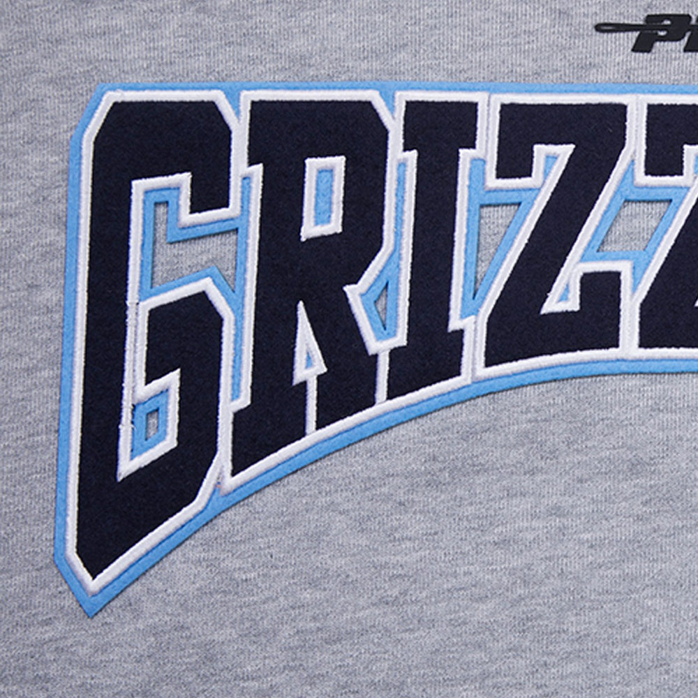 Memphis Grizzlies Pro Standard Crest Emblem Pullover Sweatshirt Heather Gray - NBA