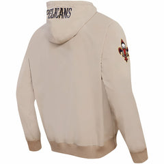 New Orleans Pelicans Pro Standard Hybrid Full-Zip Hoodie Khaki - NBA
