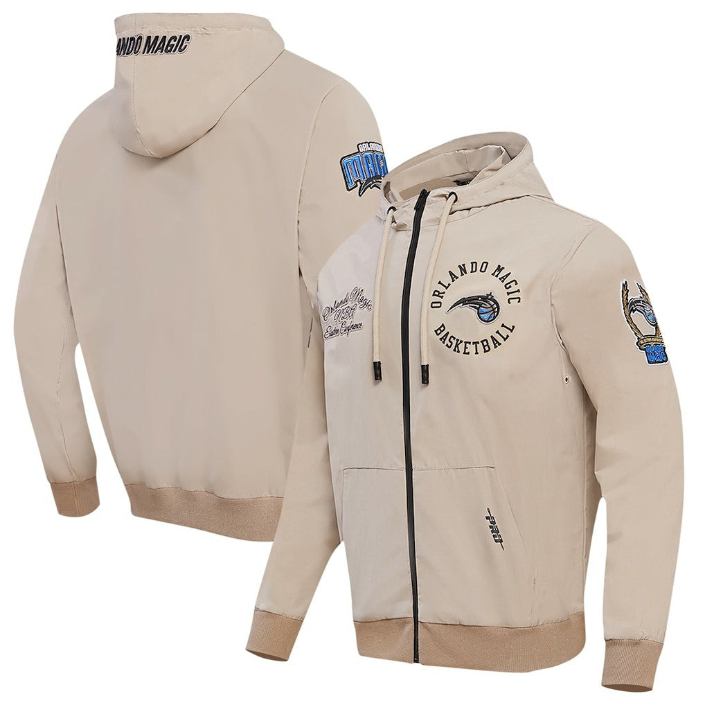 Orlando Magic Pro Standard Hybrid Full-Zip Hoodie Khaki - NBA