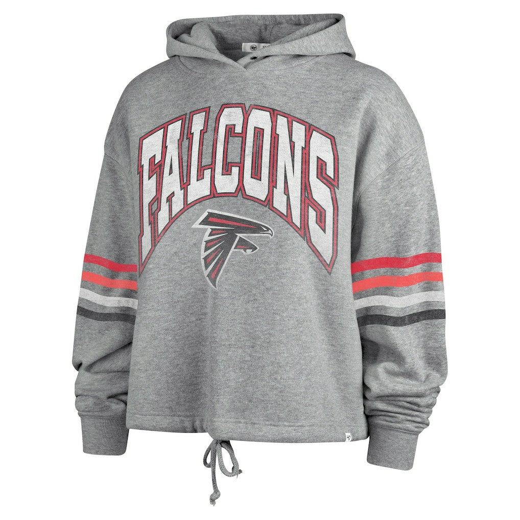 Atlanta Falcons '47 Women's Upland Bennett Pullover Hoodie Heather Gray | 47 brand
